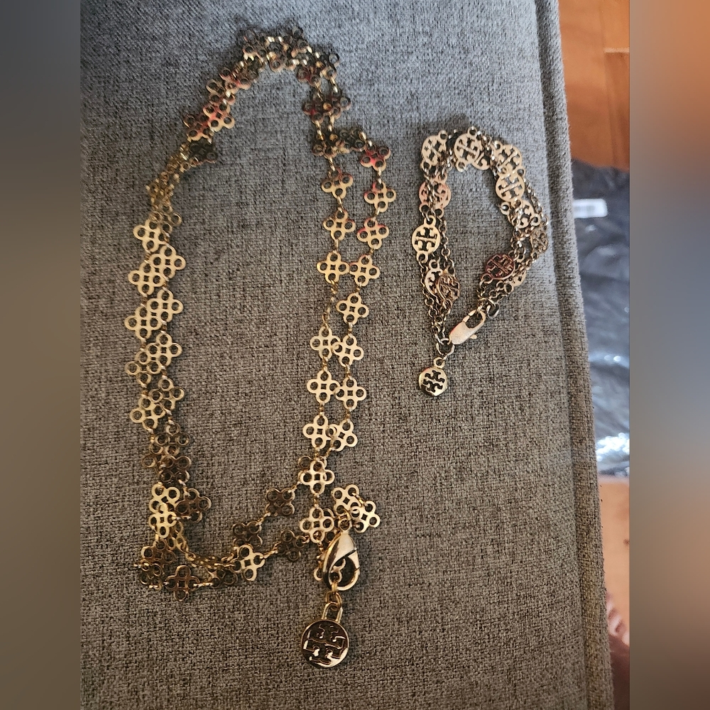 Tory Burch necklace and bracelet set